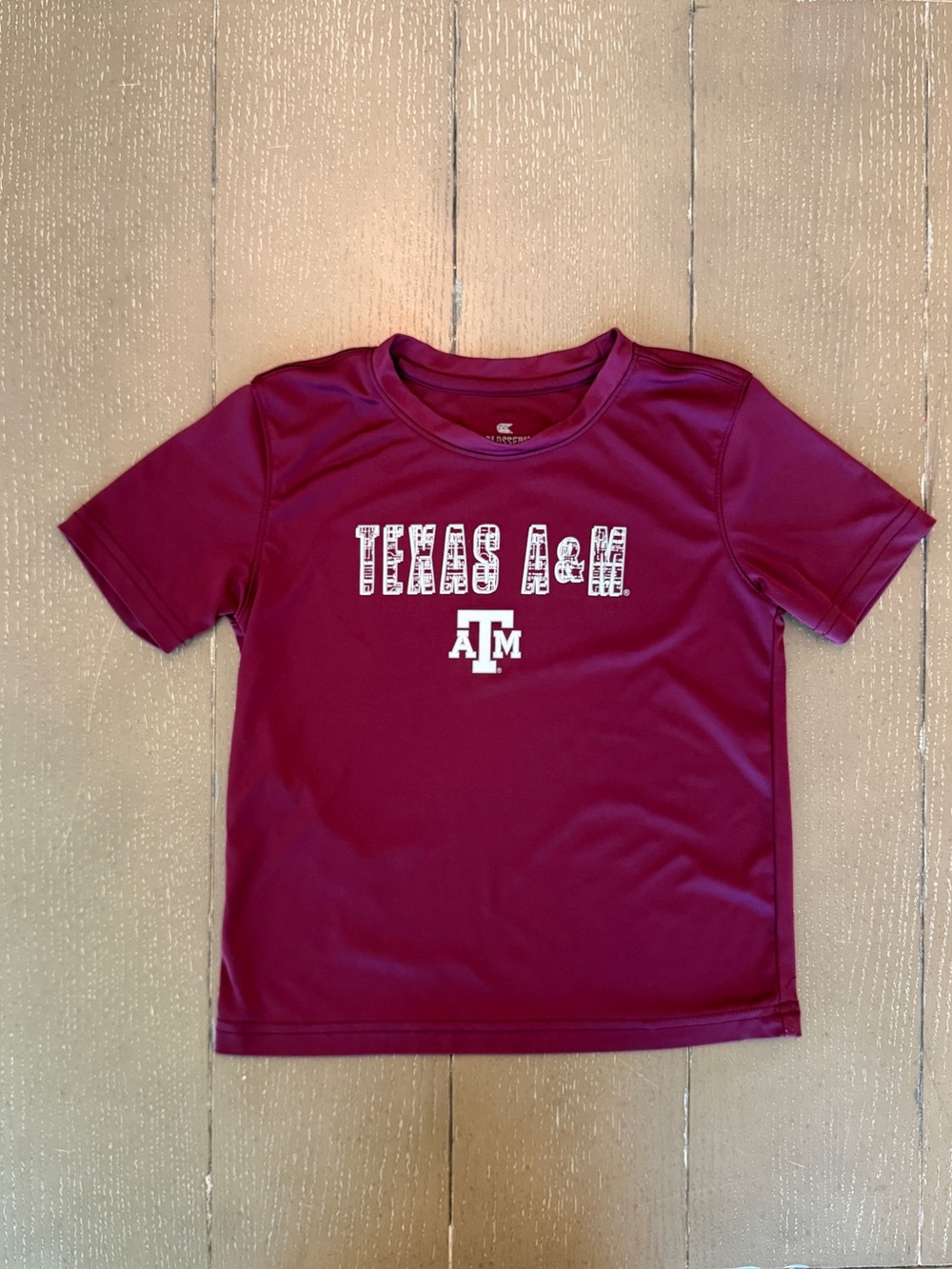 Colosseum Boys’ Short-Sleeve Texas A&M Aggies Performance Wear Shirt • Size 5T